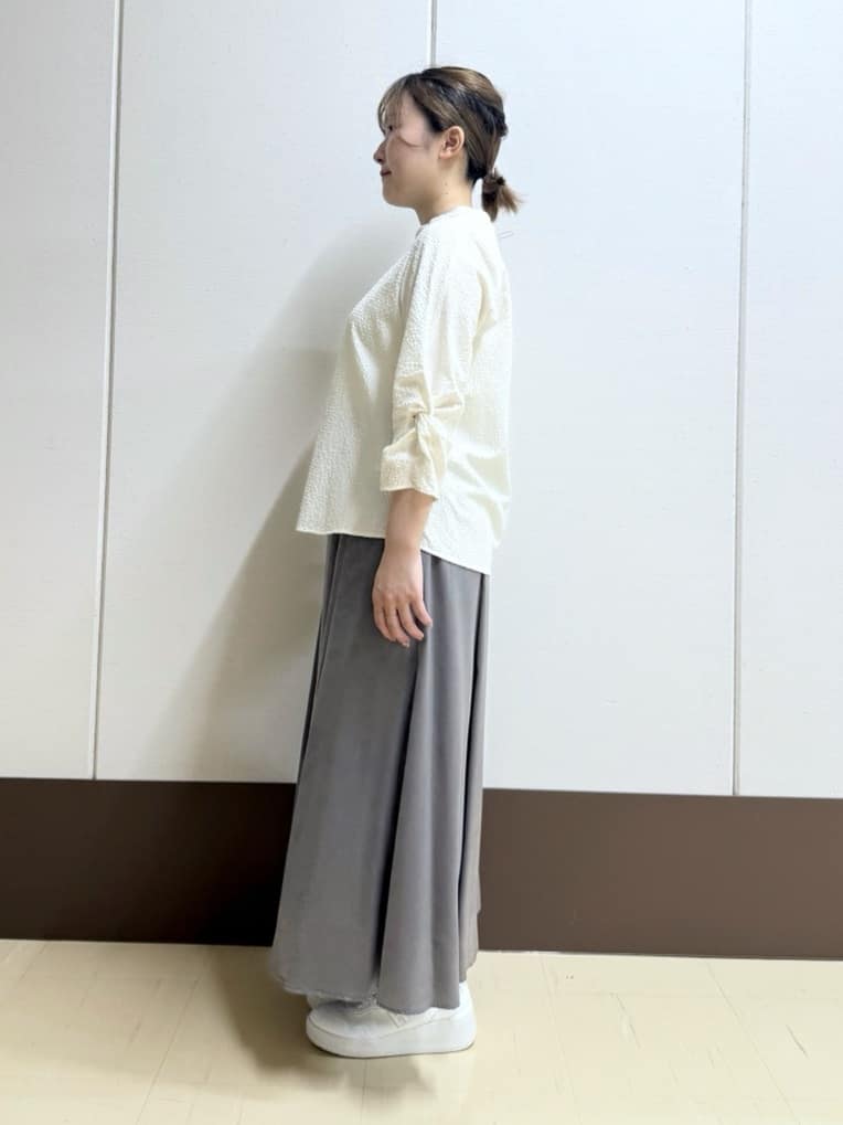 Rikoさんの「INDIVI｜【UVケア／吸汗速乾】スリーブデザインブラウス」を使ったコーディネート