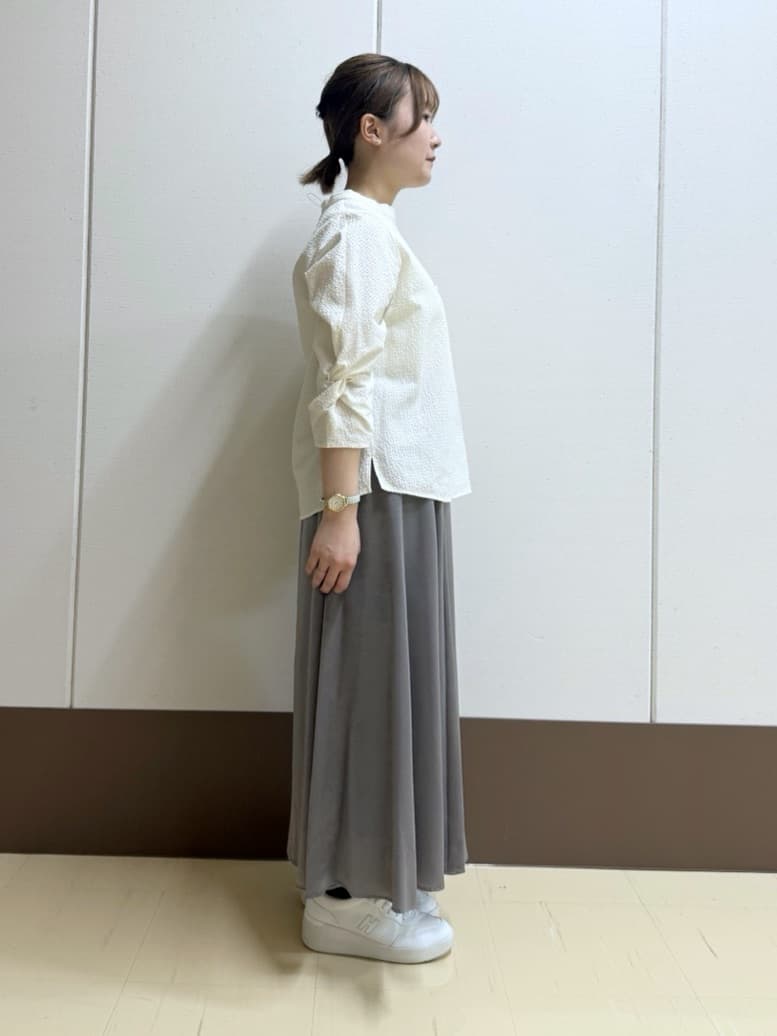 Rikoさんの「INDIVI｜【UVケア／吸汗速乾】スリーブデザインブラウス」を使ったコーディネート