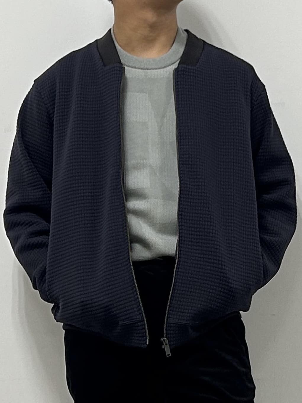 Hiroさんの「TAKEO KIKUCHI｜【Made in JAPAN】ビッグチェック＆スライドパズル柄 ニット」を使ったコーディネート