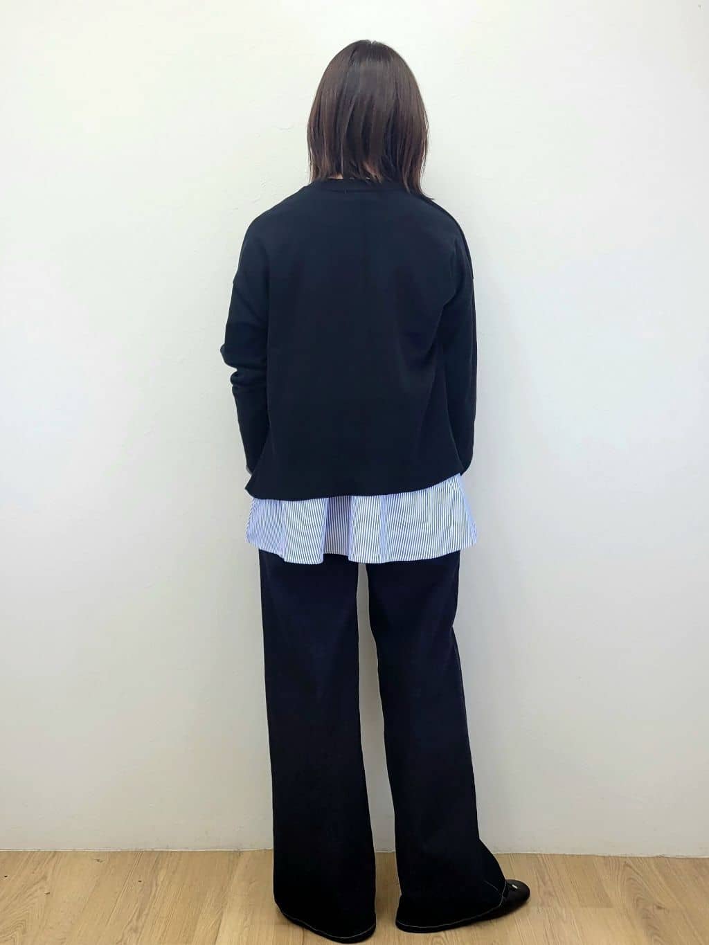 LISAさんの「OPAQUE.CLIP｜《ツインセット》リラクシーサイドスリットニット&times;ドッキングタンク【洗濯機洗い可】」を使ったコーディネート