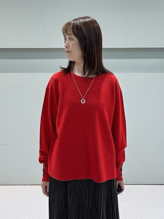 makiさんの「UNTITLED｜【アンサンブル可/洗える】ウールミラノリブニット」を使ったコーディネート
