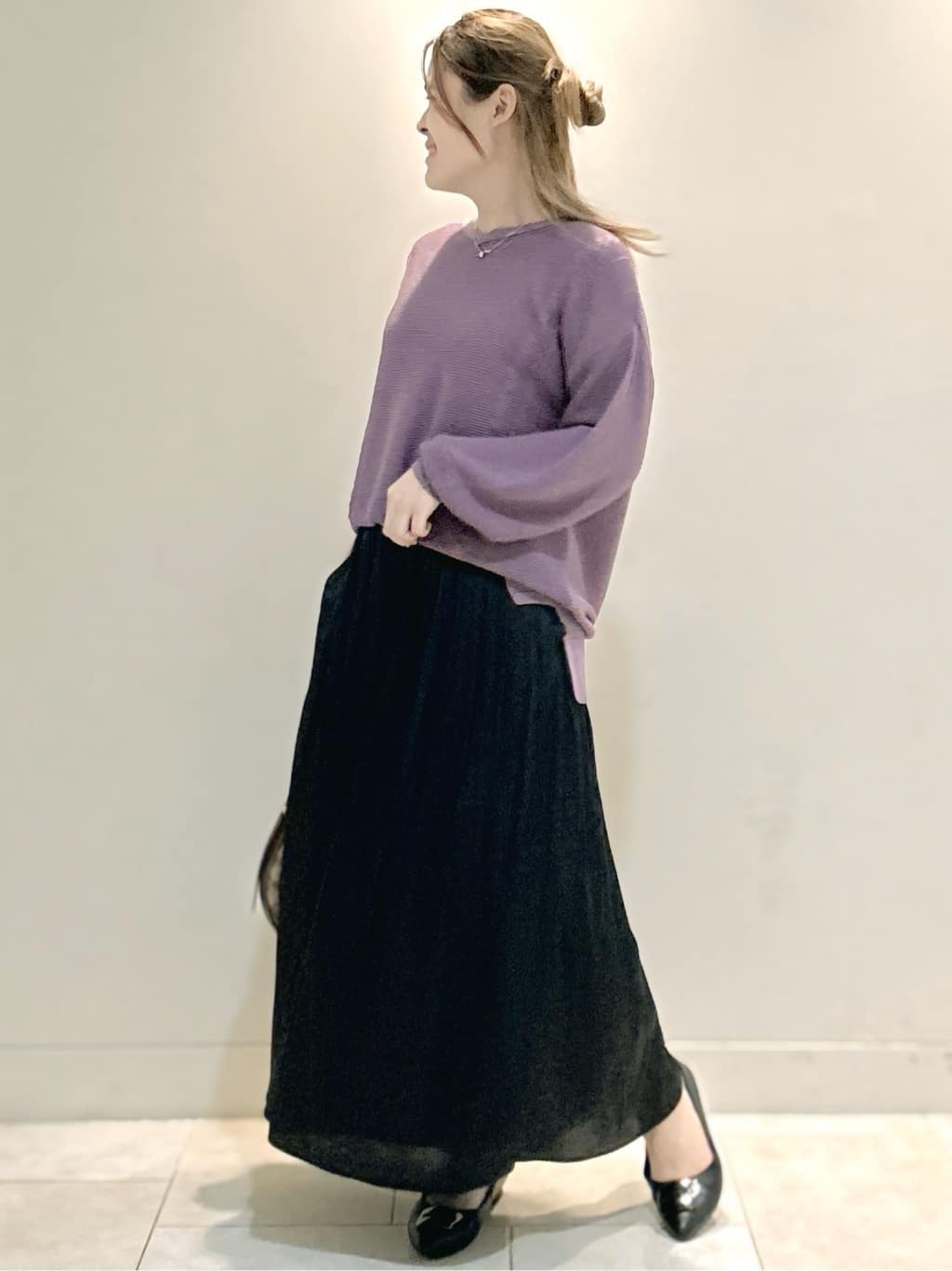 S&auml;K&iuml;さんの「Reflect｜【パンツ合わせにぴったり◎】ゆったりオフボディニット」を使ったコーディネート