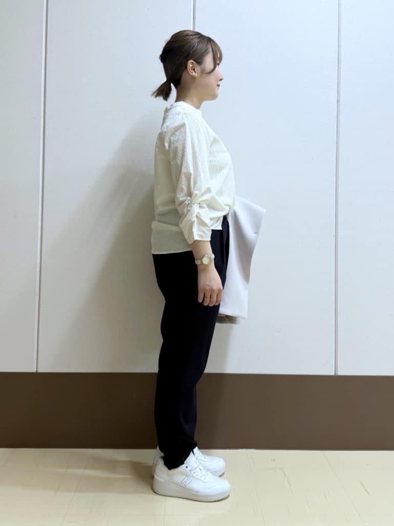 Rikoさんの「INDIVI｜【UVケア／吸汗速乾】スリーブデザインブラウス」を使ったコーディネート