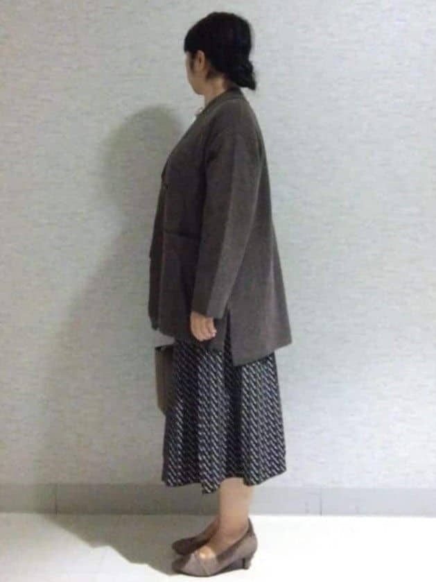 sakoさんの「Reflect｜【ライトアウター／気軽な羽織に◎】オフボディカーディガン」を使ったコーディネート