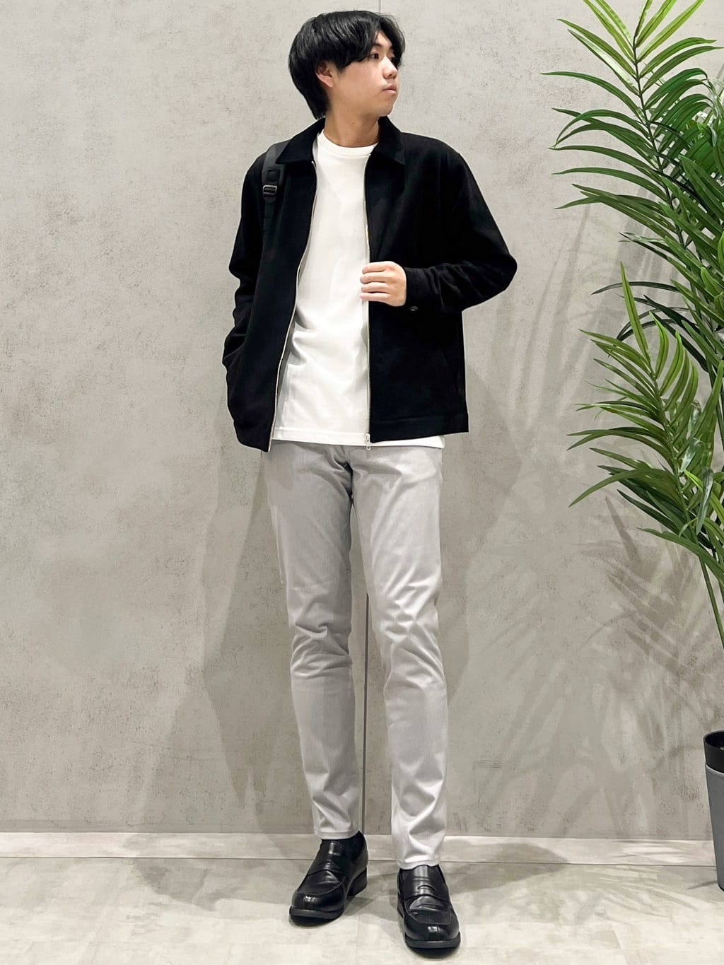 SHI-MAさんの「THE SHOP TK｜ジャケット長袖Tシャツ 【ON/OFF兼用】」を使ったコーディネート