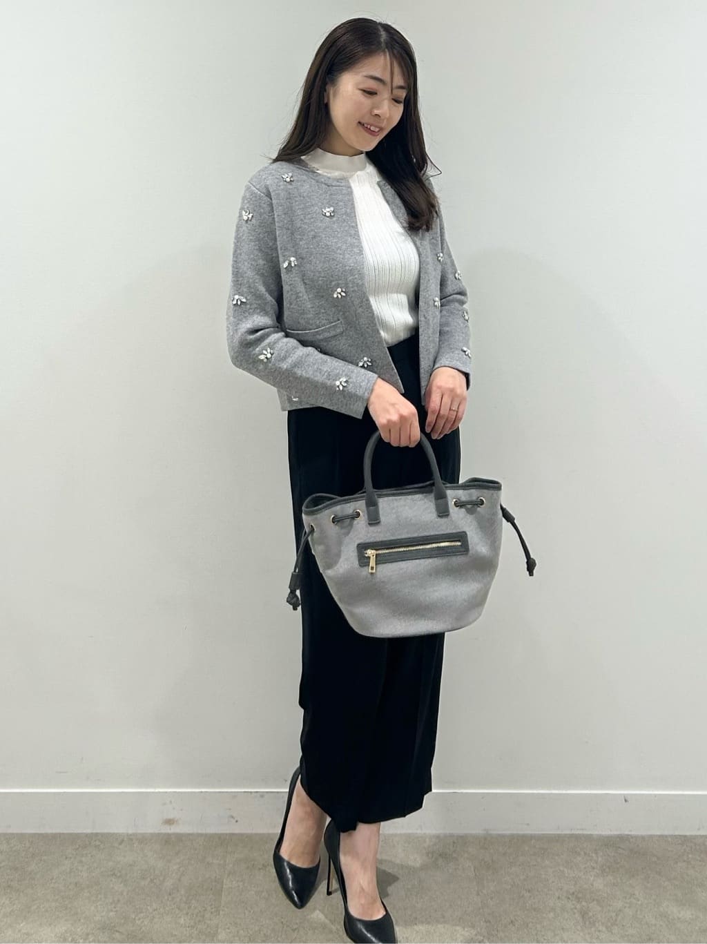 hayaseさんの「COUP DE CHANCE｜ダブルシェイプトート／2WAY使用／ショルダー付き」を使ったコーディネート