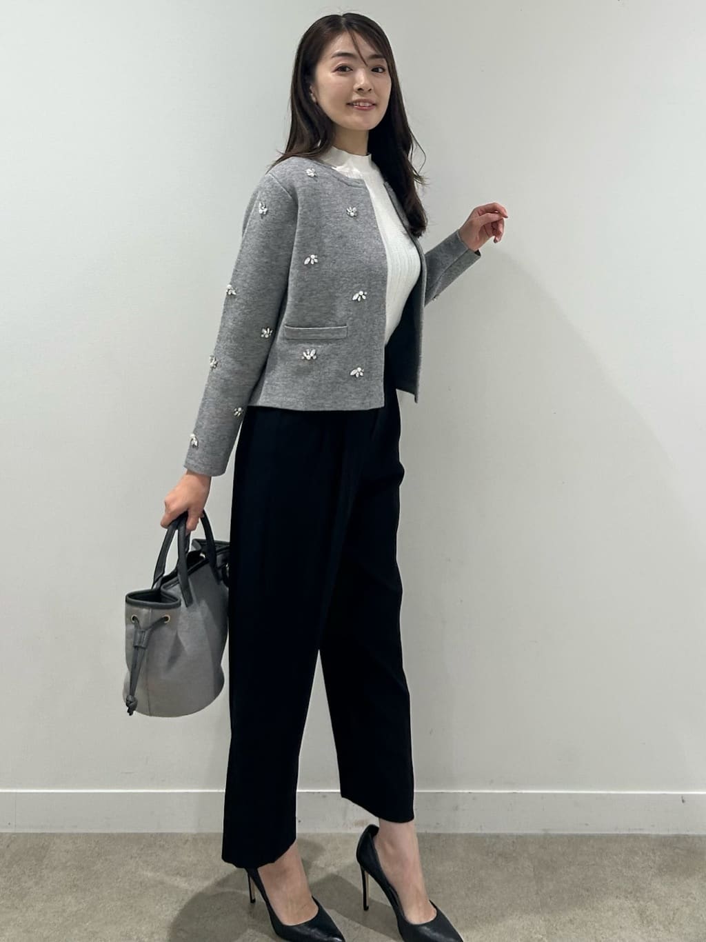hayaseさんの「COUP DE CHANCE｜ダブルシェイプトート／2WAY使用／ショルダー付き」を使ったコーディネート