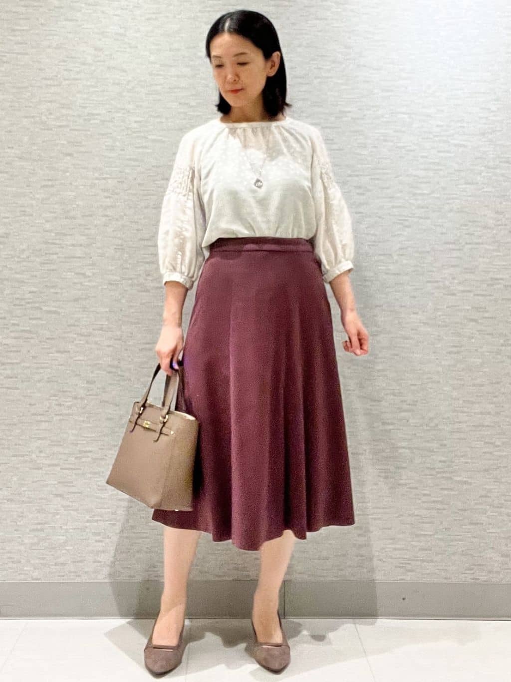 marikoさんの「Reflect｜【一枚で着映える◎】レオパード風ジャカードブラウス」を使ったコーディネート