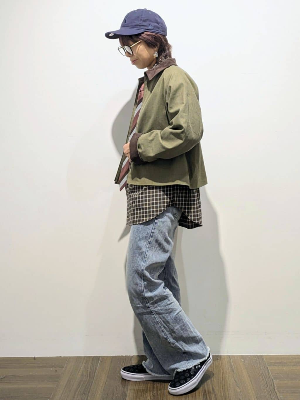 4410さんの「THE SHOP TK｜カバーオールジャケット【洗える】」を使ったコーディネート