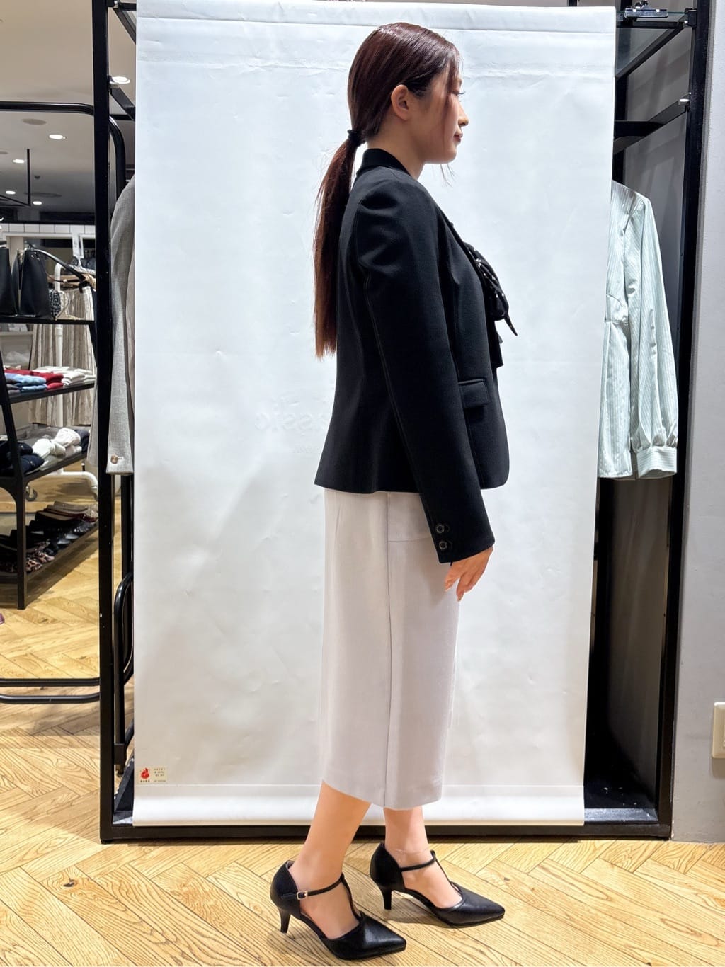 ふうかさんの「index｜《5色展開／XS-LLサイズ》ストレッチテーラードジャケット／セットアップ対応【イージーアイロン】」を使ったコーディネート
