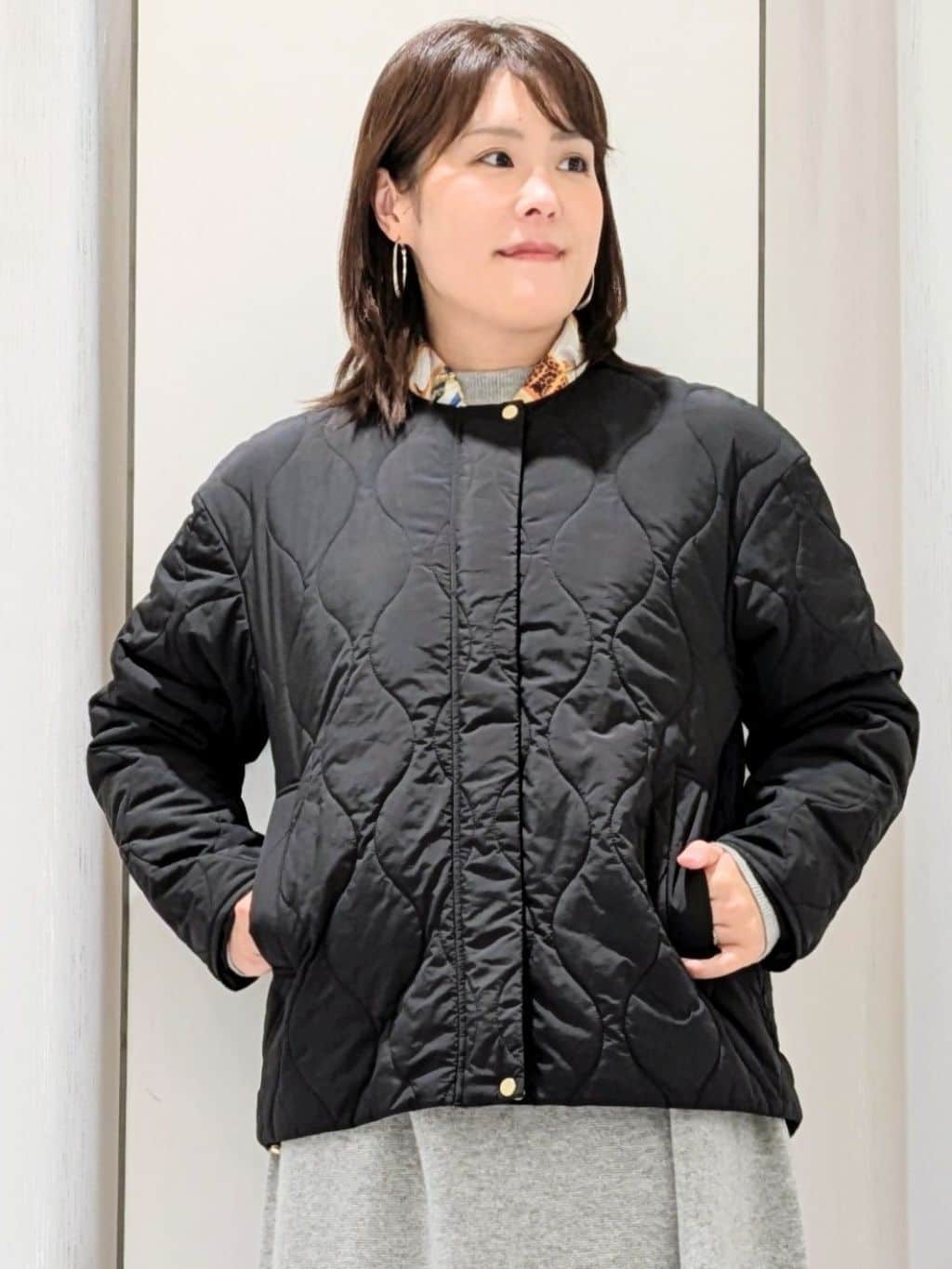 Onumaさんの「UNTITLED｜【ロング丈/ゆったりシルエット】テントライン ニットワンピース」を使ったコーディネート