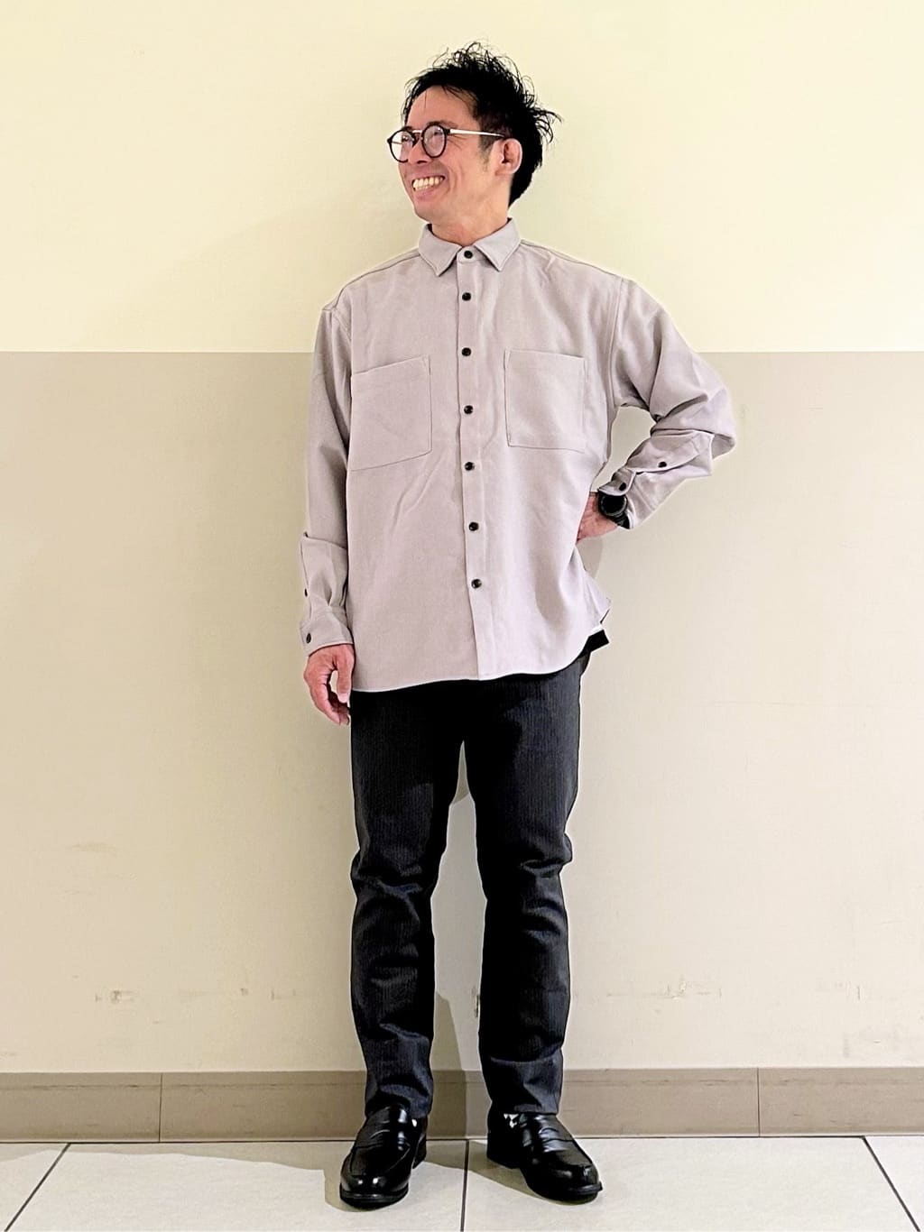 KENJI Iさんの「THE SHOP TK｜マルチボーダープルオーバー S／S」を使ったコーディネート