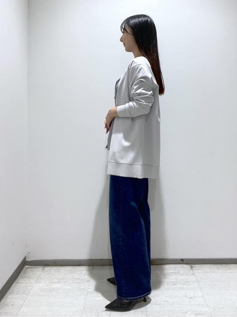 meiさんの「INDIVI｜【洗える】胸元タックフリル長袖ブラウス」を使ったコーディネート
