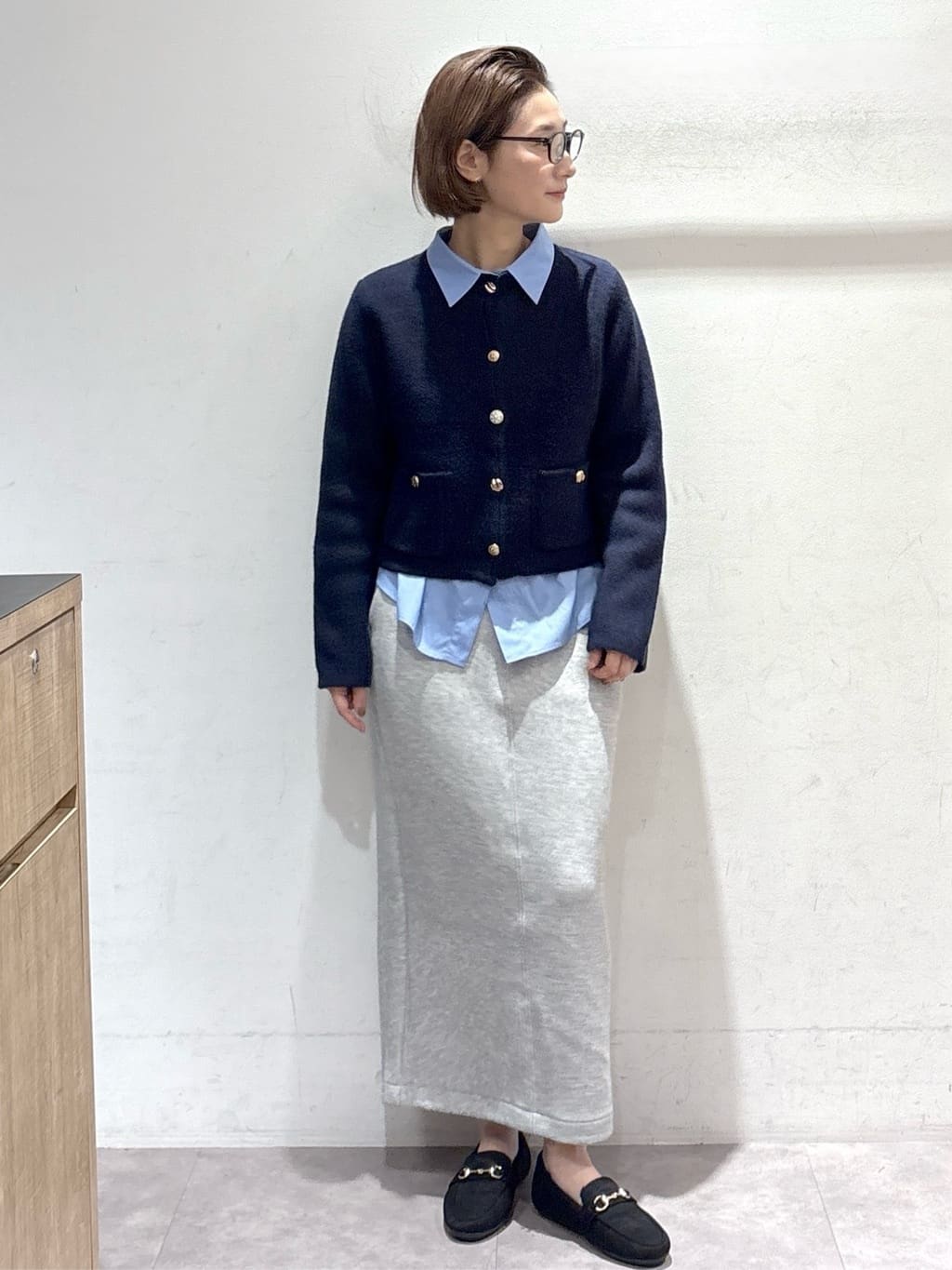 たけねぇさんの「OPAQUE.CLIP｜ポケット刺繍レギュラーカラーシャツ【洗濯機OK】」を使ったコーディネート
