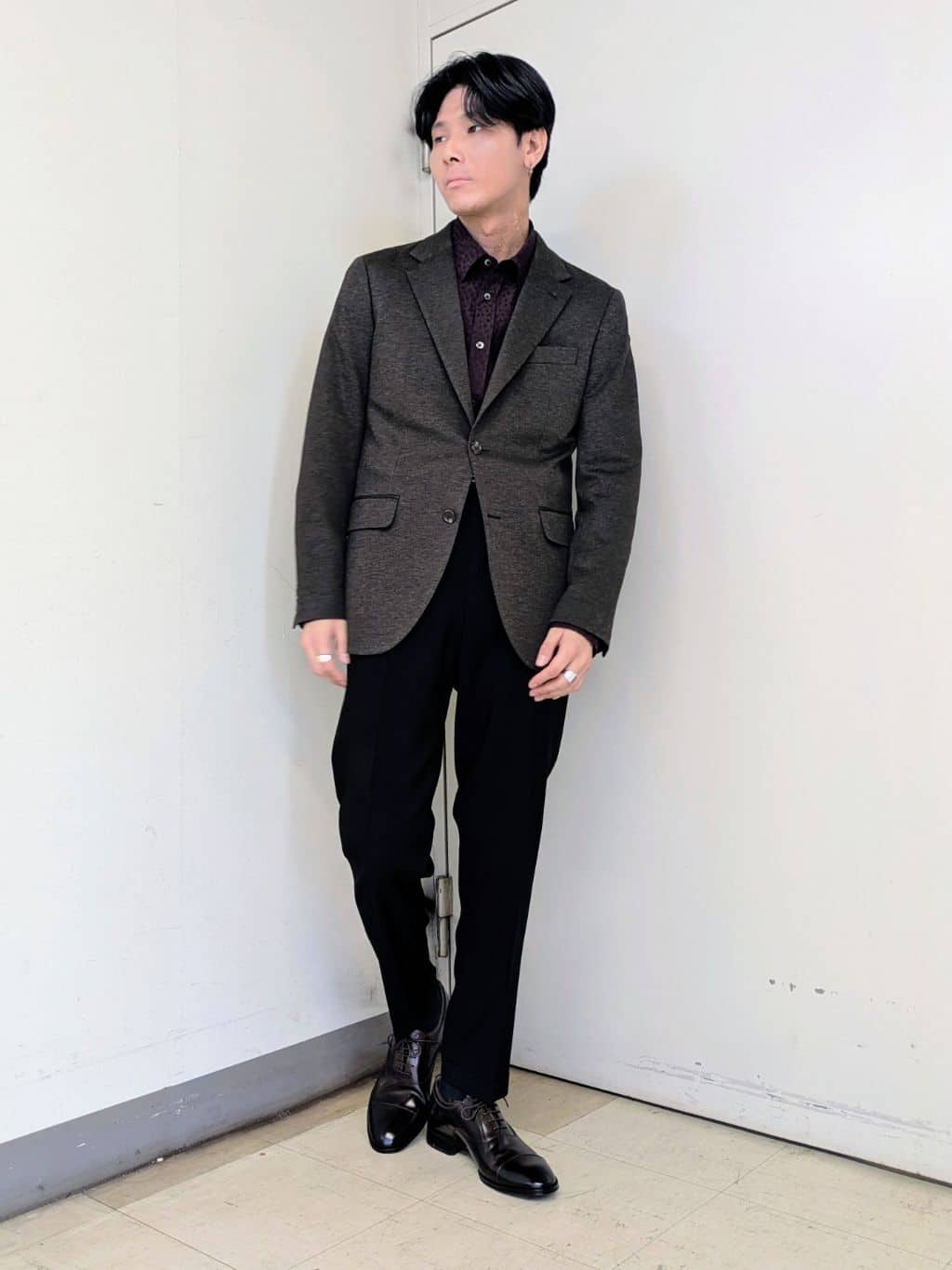 ryoさんの「TAKEO KIKUCHI｜【Made in JAPAN】播州織 ドビー千鳥シャツ」を使ったコーディネート