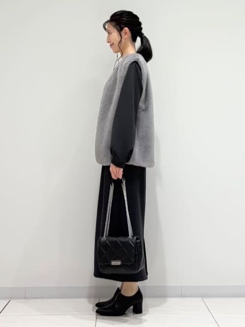 kayoさんの「INDIVI｜ミンク調フェイクファージレ」を使ったコーディネート