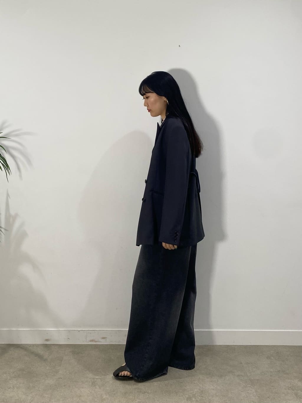 rinaさんの「INDIVI｜デニムサロペット」を使ったコーディネート