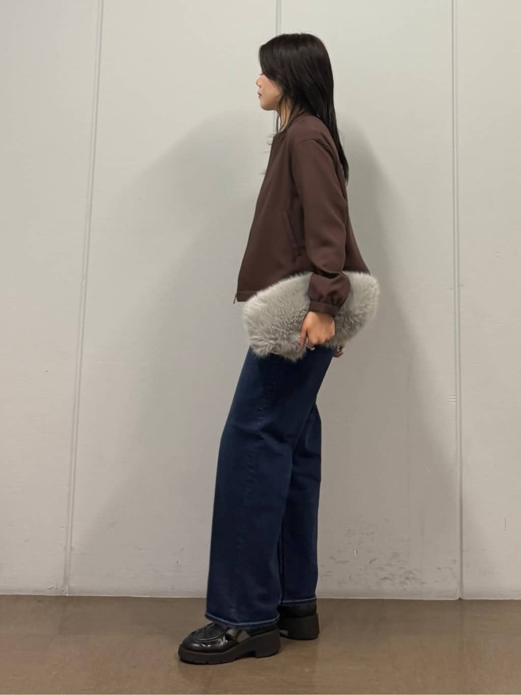 mizukiさんの「INDIVI｜【洗える／UVケア／吸汗速乾】ジョーゼットライトブルゾン」を使ったコーディネート