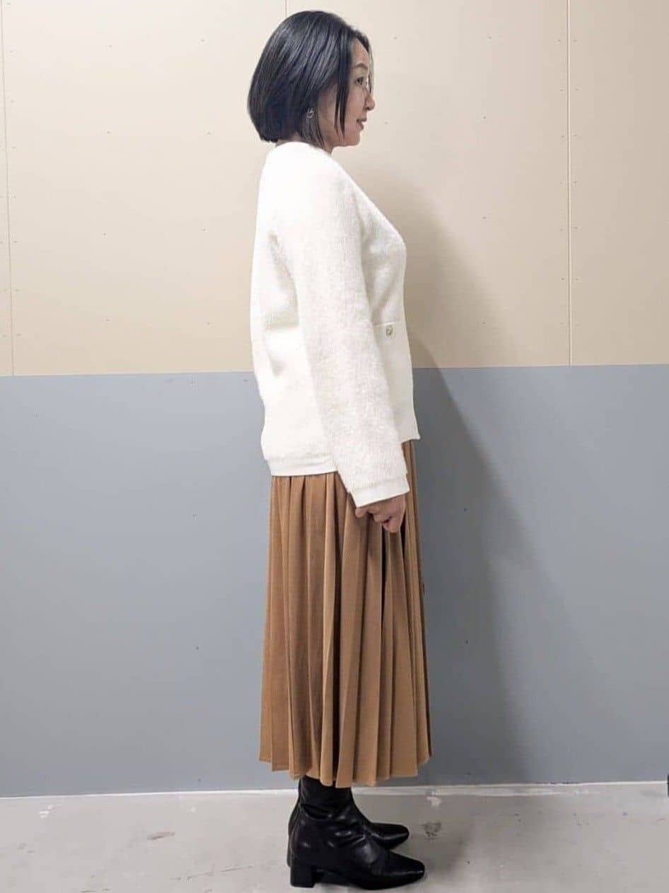 ゆきさんの「OPAQUE.CLIP｜フロッキーチュールトップス【洗濯機OK】」を使ったコーディネート