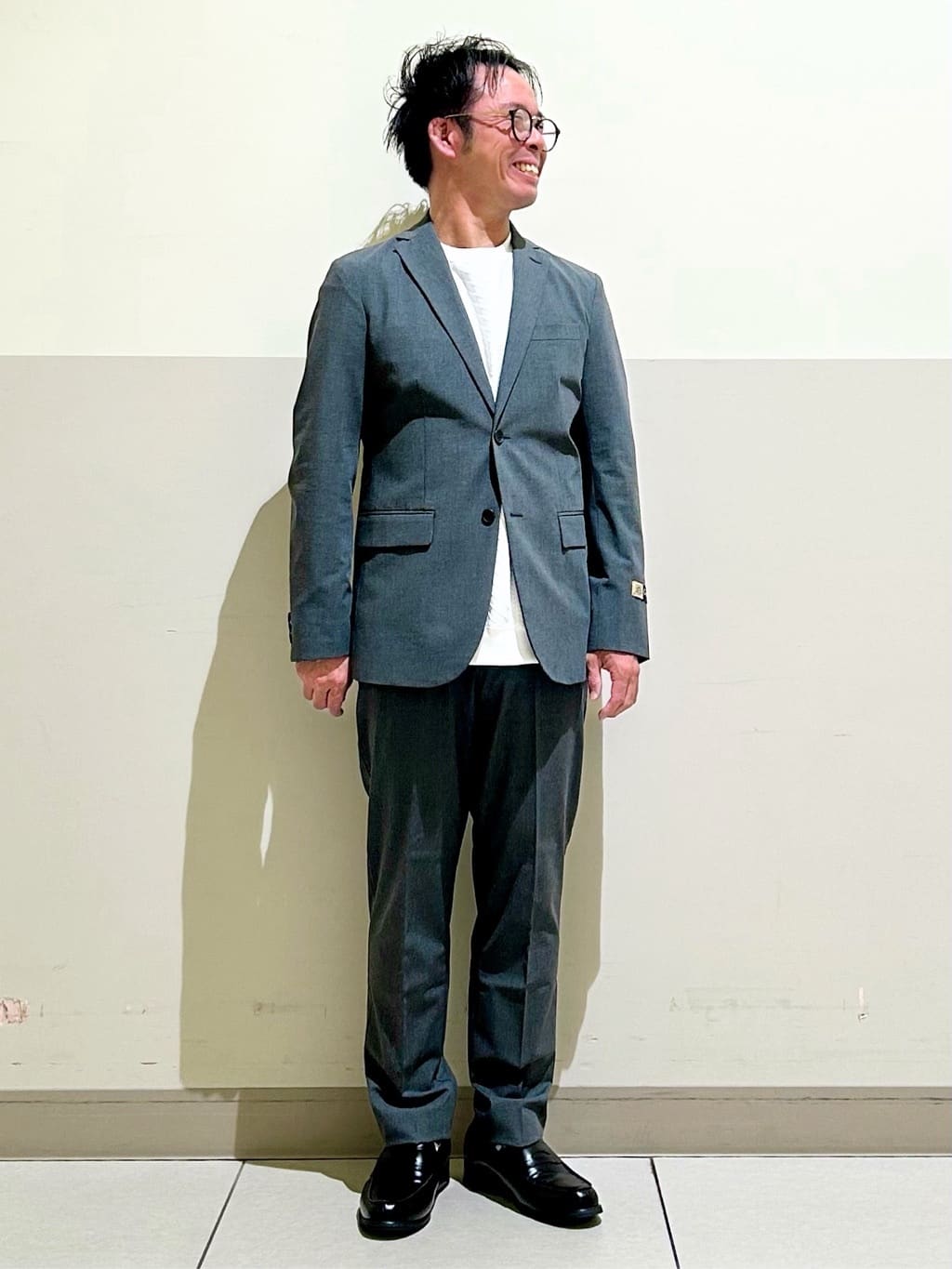 KENJI Iさんの「THE SHOP TK｜CARREMAN／キャリーマンTRジャケット【セットアップ可/洗濯機OK】」を使ったコーディネート