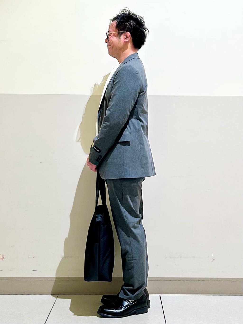 KENJI Iさんの「THE SHOP TK｜CARREMAN／キャリーマンTRジャケット【セットアップ可/洗濯機OK】」を使ったコーディネート