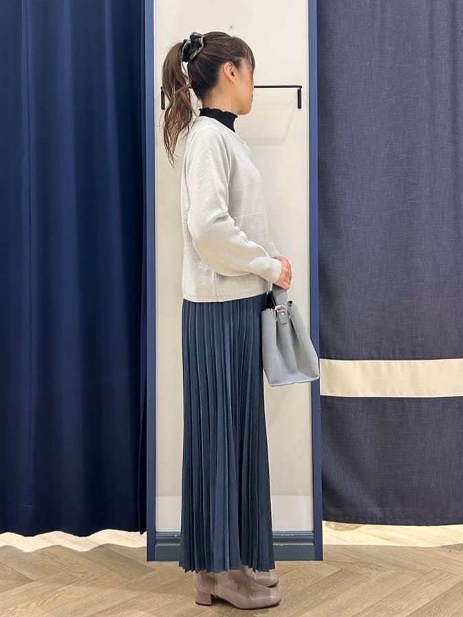 Orikaさんの「grove｜【毛玉軽減／洗える】編地切替カーディガン」を使ったコーディネート