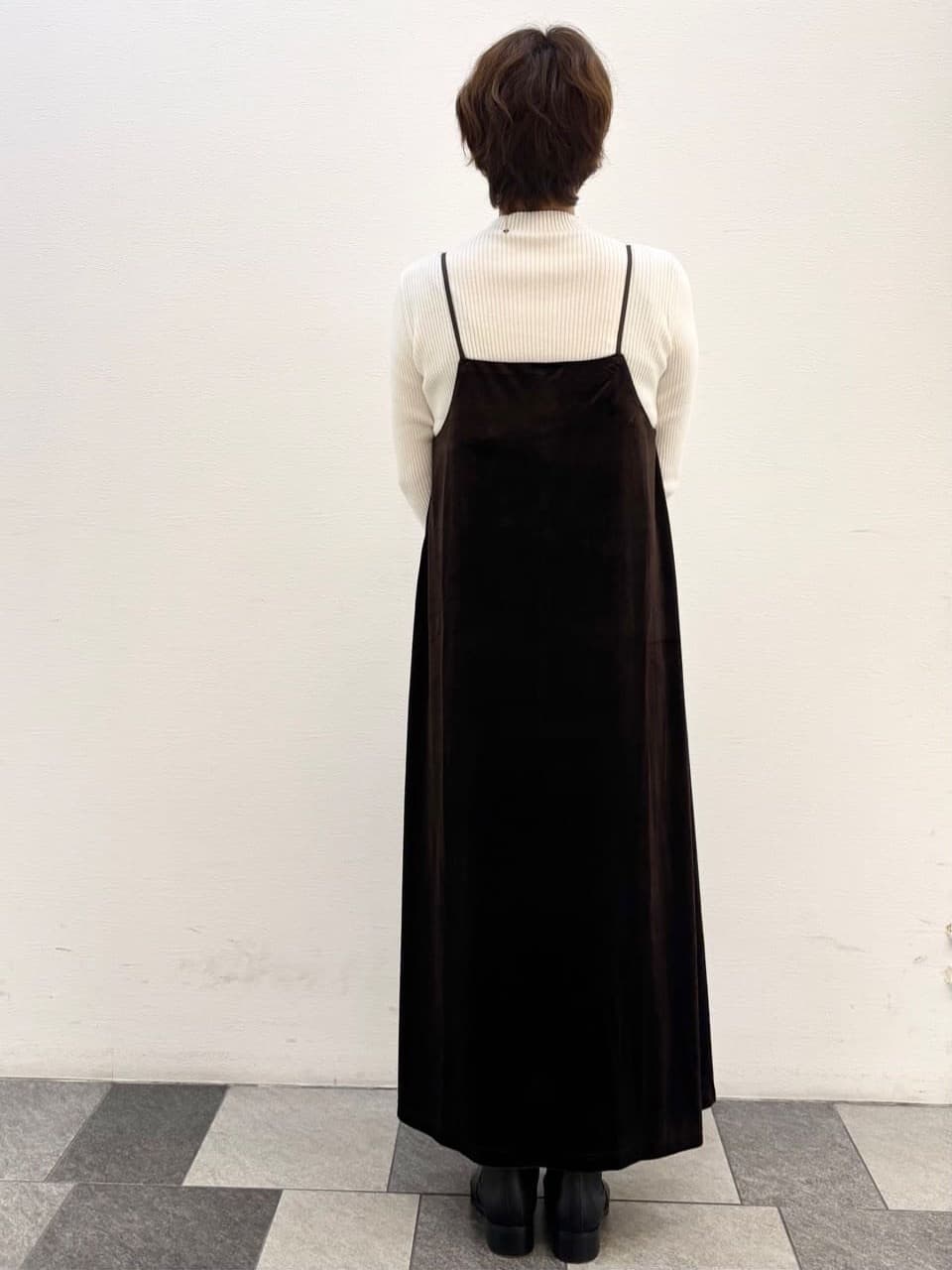 Haruさんの「Dessin｜【洗える】リブタートルネックニット」を使ったコーディネート