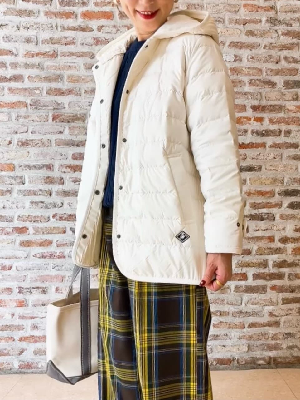 Yasucoさんの「Dessin｜【撥水・2WAY】ミュラーダウンコートミドル丈」を使ったコーディネート