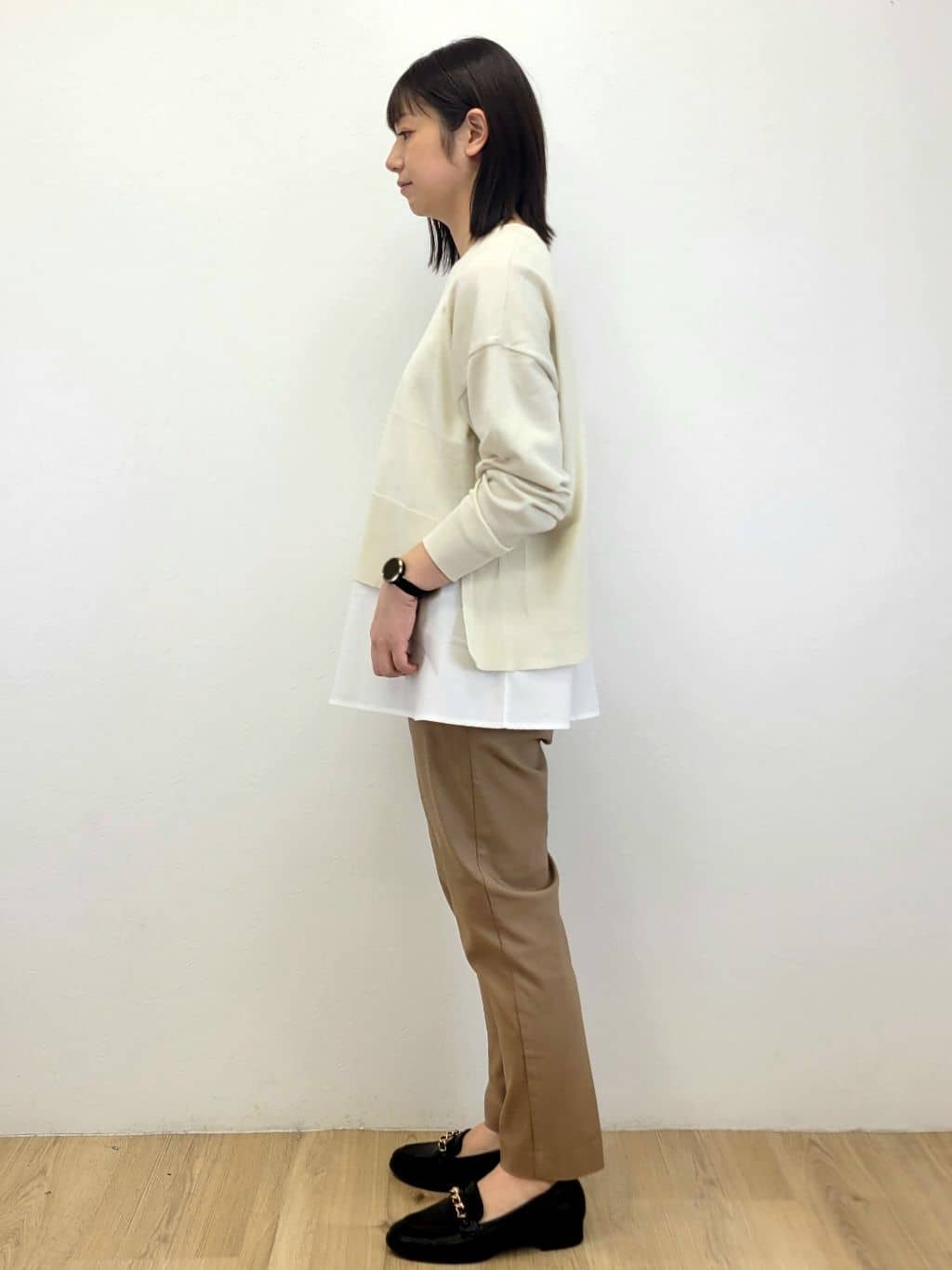 LISAさんの「OPAQUE.CLIP｜《ツインセット》リラクシーサイドスリットニット&times;ドッキングタンク【洗濯機洗い可】」を使ったコーディネート