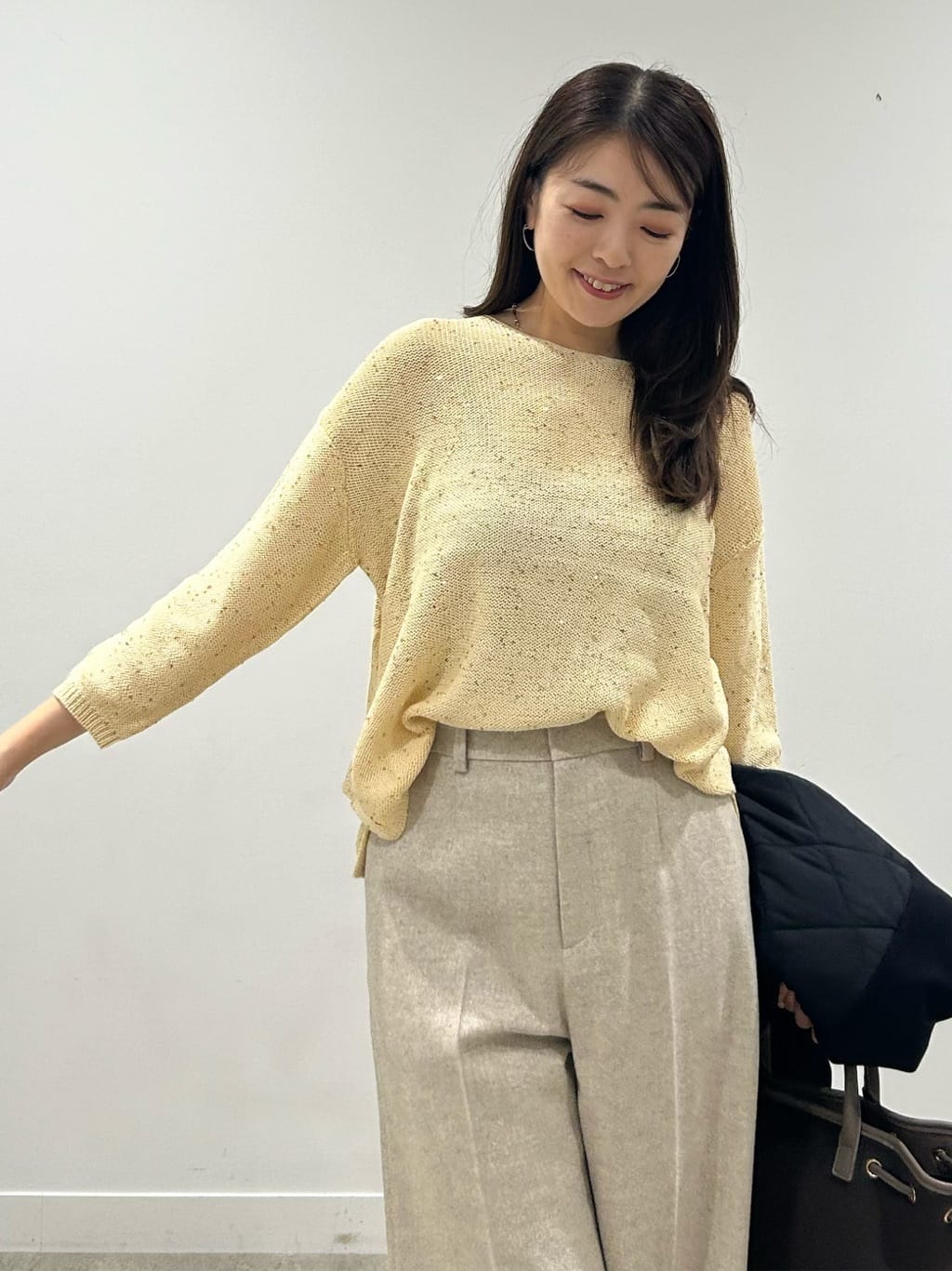 hayaseさんの「COUP DE CHANCE｜ダブルシェイプトート／2WAY使用／ショルダー付き」を使ったコーディネート
