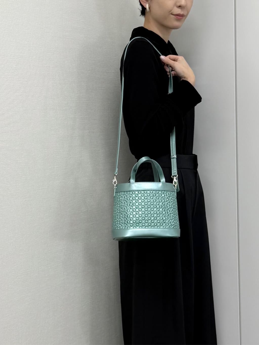Kさんの「HIROKO HAYASHI｜GIRASOLE PIPERITA（ジラソーレ ピペリータ）2wayショルダーバッグ」を使ったコーディネート