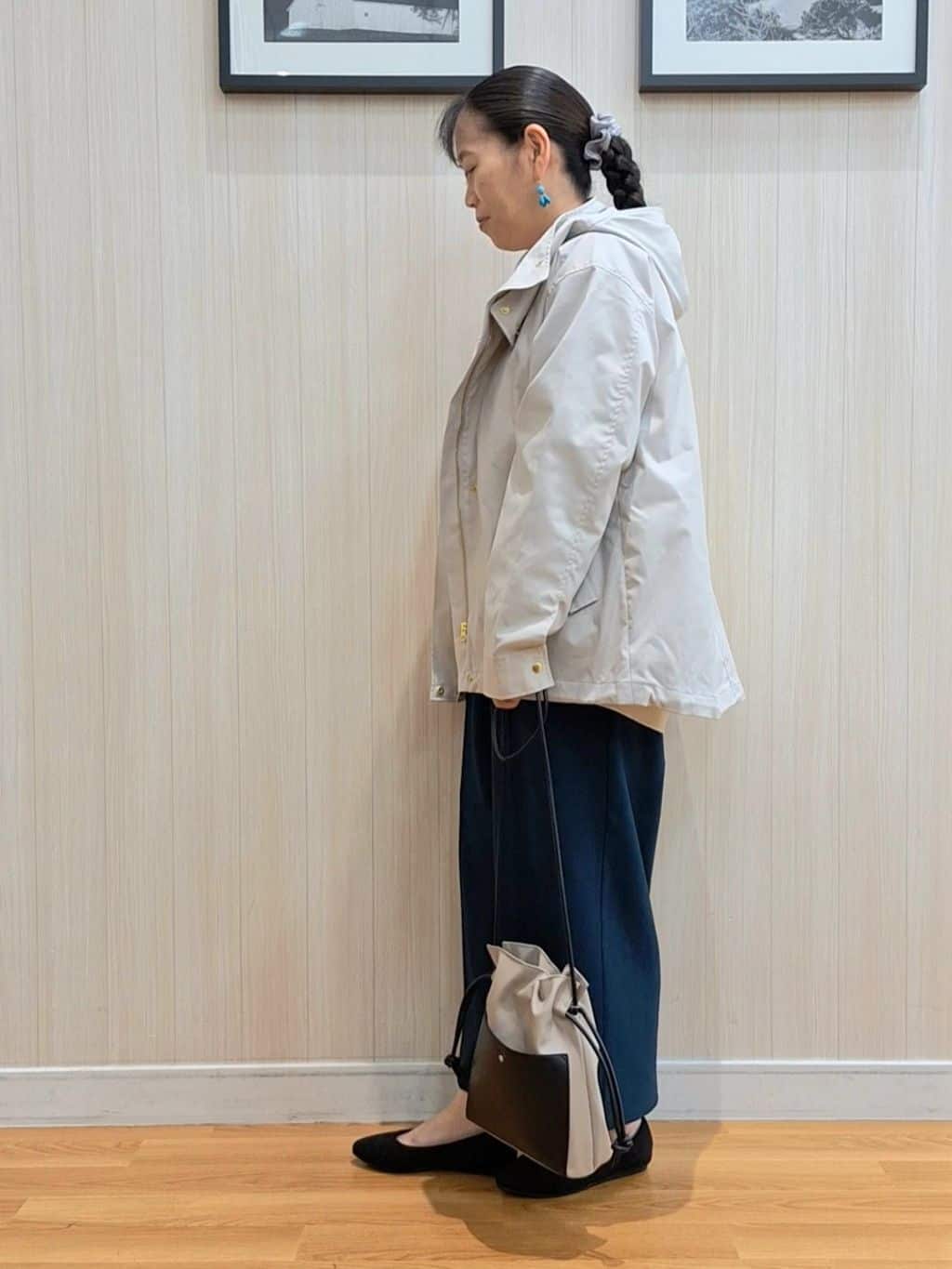 Saoさんの「SHOO･LA･RUE｜ラクチン フラットパンプス」を使ったコーディネート