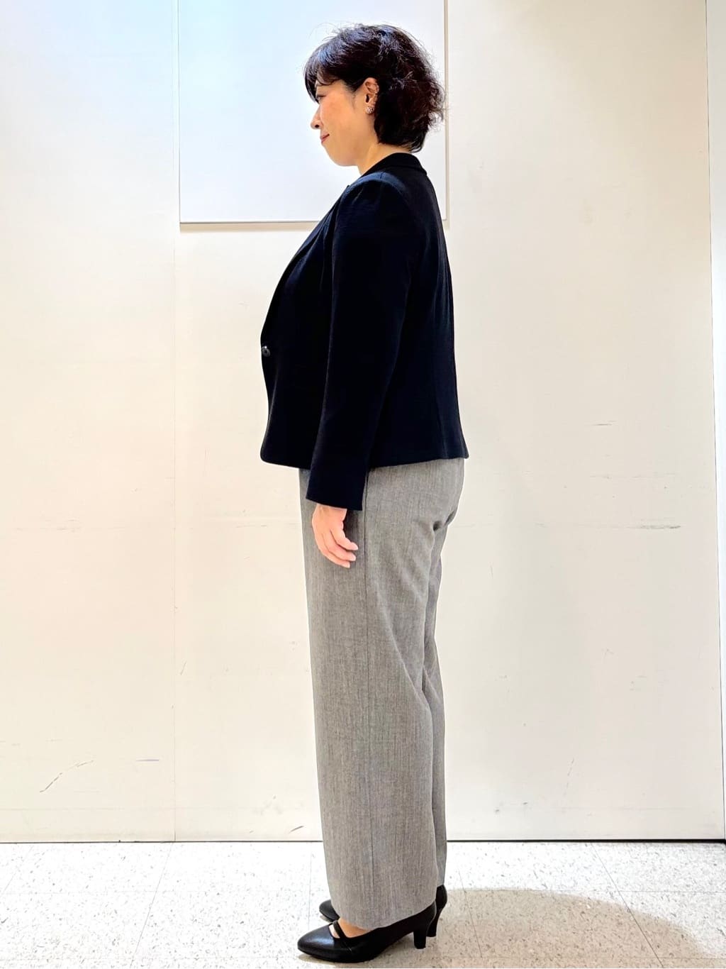 ヤスコさんの「Reflect｜【SS-4Lサイズ】匠ジャケット／ベーシックテーラード／WEB先行カラーあり」を使ったコーディネート