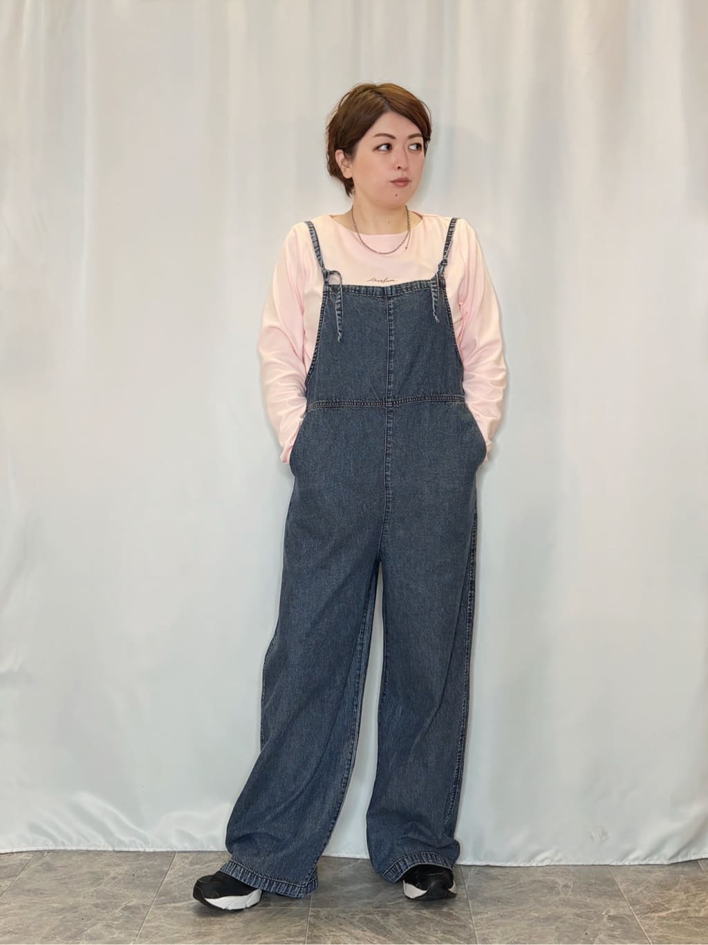 たみさんの「SHOO･LA･RUE｜【S-LL】美しく見せる ボートネックロンT」を使ったコーディネート