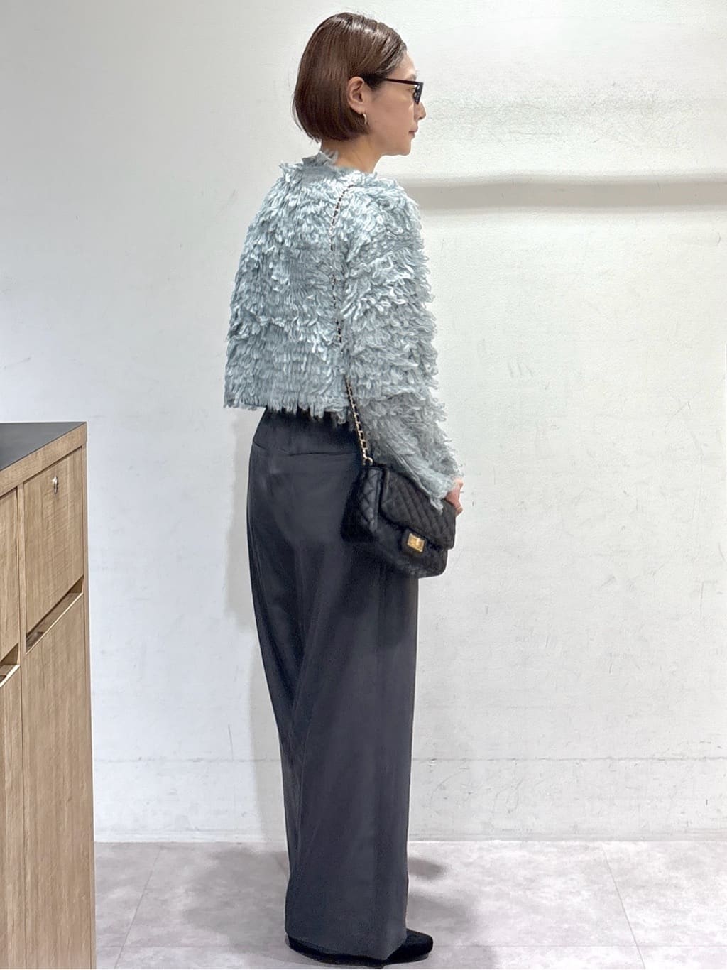 たけねぇさんの「OPAQUE.CLIP｜ループヤーンニットカーディガン」を使ったコーディネート