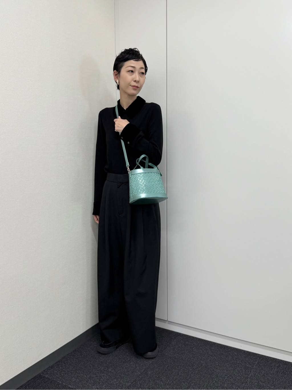 Kさんの「HIROKO HAYASHI｜GIRASOLE PIPERITA（ジラソーレ ピペリータ）2wayショルダーバッグ」を使ったコーディネート