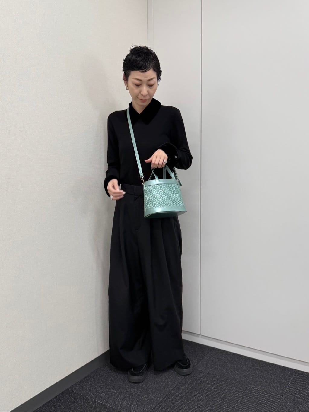 Kさんの「HIROKO HAYASHI｜GIRASOLE PIPERITA（ジラソーレ ピペリータ）2wayショルダーバッグ」を使ったコーディネート