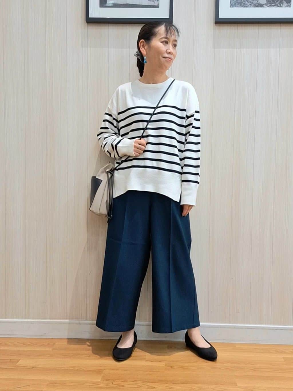 Saoさんの「SHOO･LA･RUE｜ラクチン フラットパンプス」を使ったコーディネート