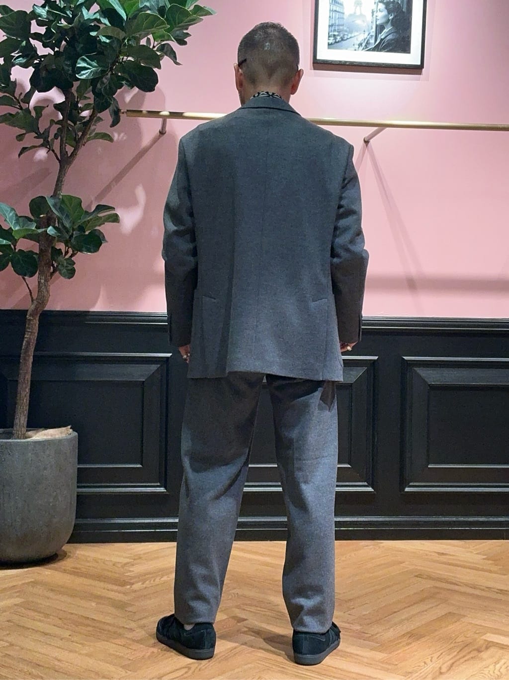 torigoeさんの「DRESSTERIOR｜◆【干場義雅&times;MOVB&times;DRESSTERIOR】トリプルコラボ オーバージャケット」を使ったコーディネート