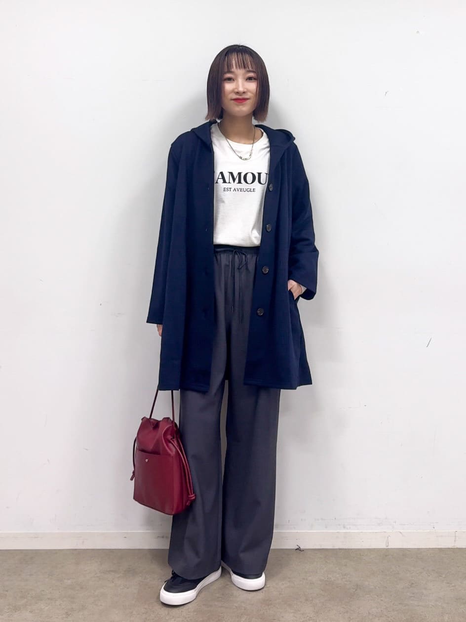 𝐜𝐡𝐢𝐤𝐚さんの「SHOO･LA･RUE｜【高レビュー/体型カバー】しながらスマートに魅せる ラインジャカードコーディガン」を使ったコーディネート