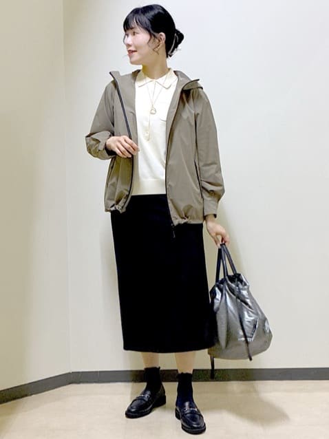  beni_gingerさんの「Reflect｜【透けにくい◎】衿付き七分袖ニット」を使ったコーディネート