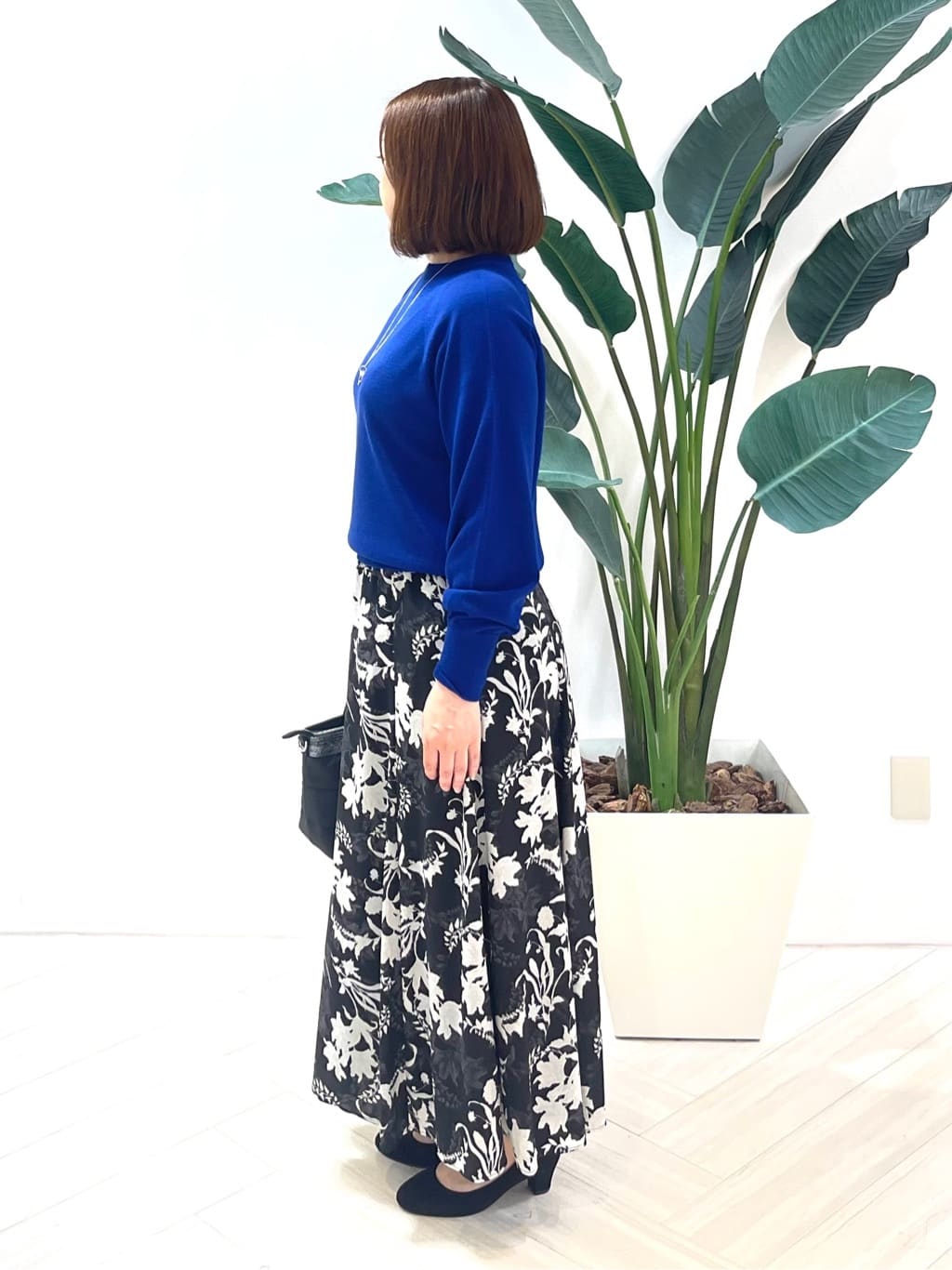 Tomoさんの「UNTITLED｜【8色展開／コンパクト丈】レーヨン混 コクーンニット」を使ったコーディネート