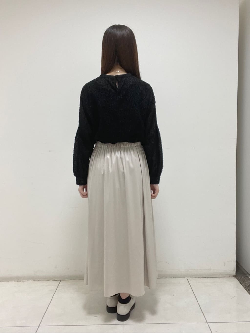 mさんの「INDIVI｜【きれいめ／オフィス／イベント】フェザージャカードブラウス」を使ったコーディネート