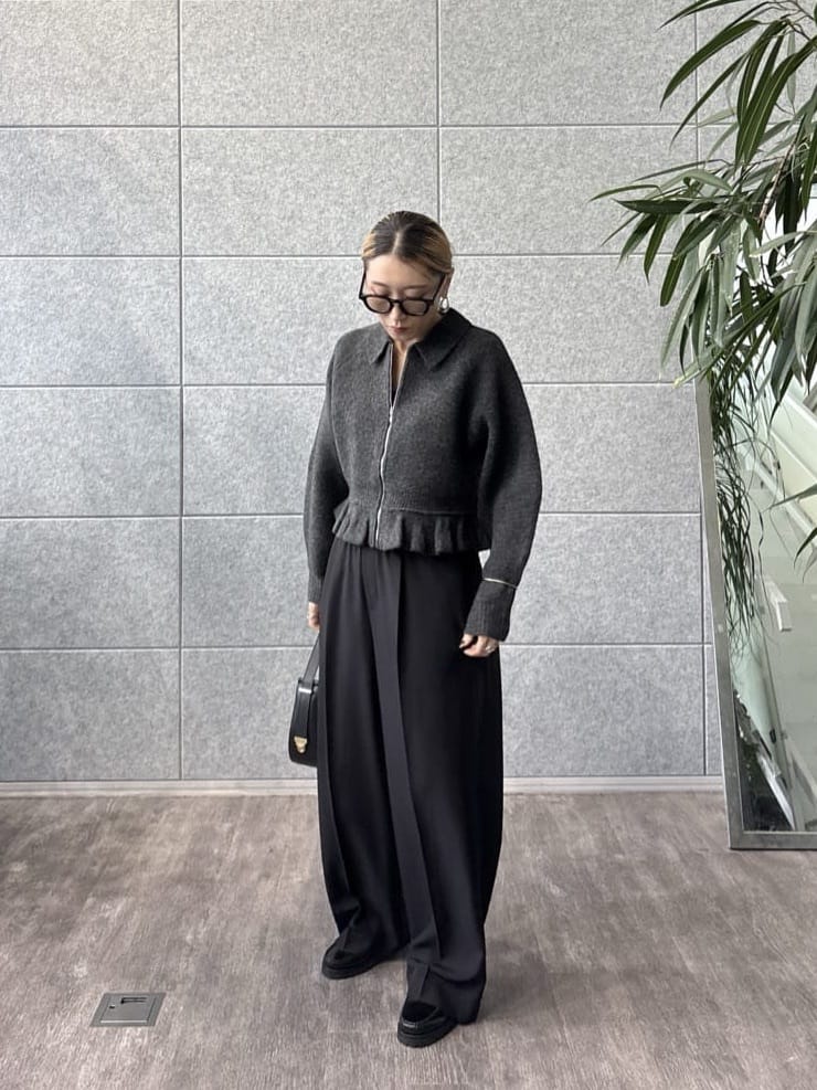 kotakiさんの「INDIVI｜Comfy SET UP｜イージーストレートワイドパンツ【セットアップ対応／通勤/カセット服】」を使ったコーディネート