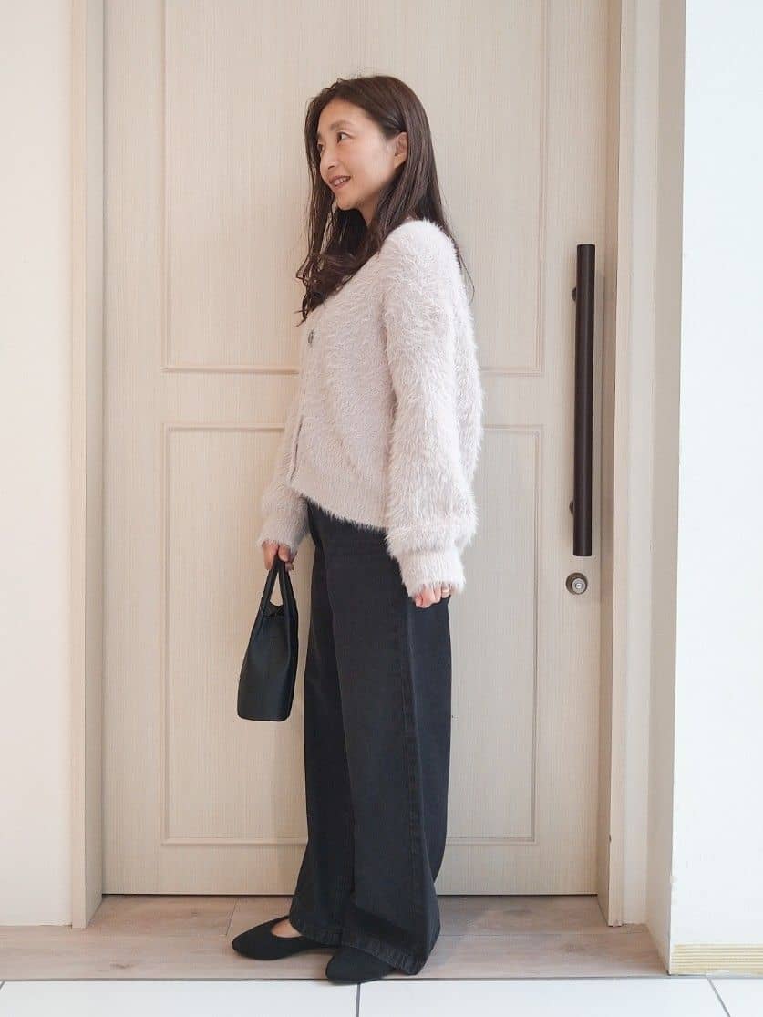 mi-saさんの「SHOO･LA･RUE｜【洗濯機可/S-LL】毎日コーデに シアーテレコロンT」を使ったコーディネート