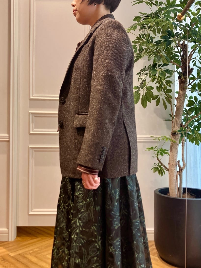 konominさんの「DRESSTERIOR｜スパンコール2WAY巾着バッグ」を使ったコーディネート