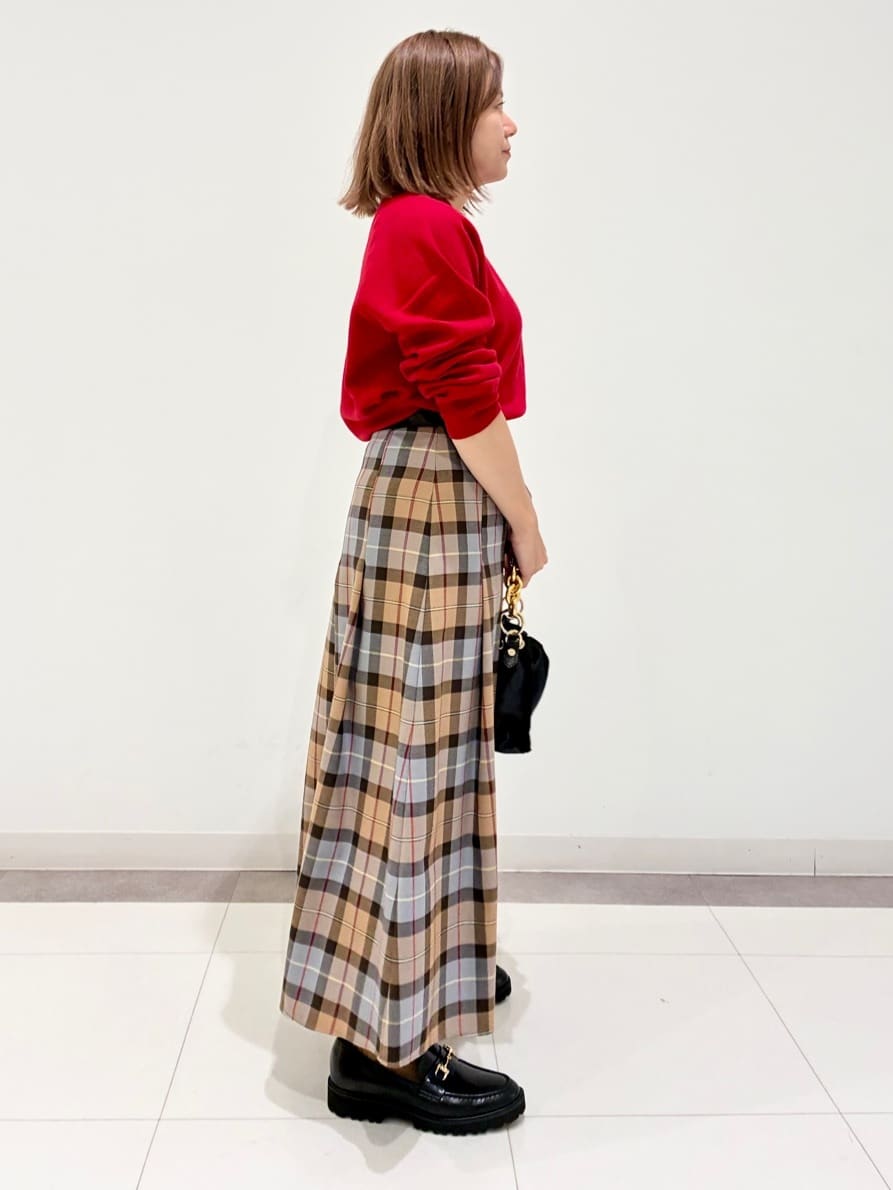 Reecoさんの「DRESSTERIOR｜【洗える/7色展開】ウォッシャブルコットンカシミヤニット」を使ったコーディネート