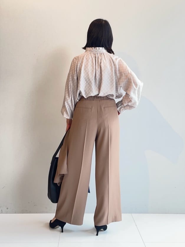 murayamaさんの「INDIVI｜【軽く羽織れる！】ダブルジャケット」を使ったコーディネート