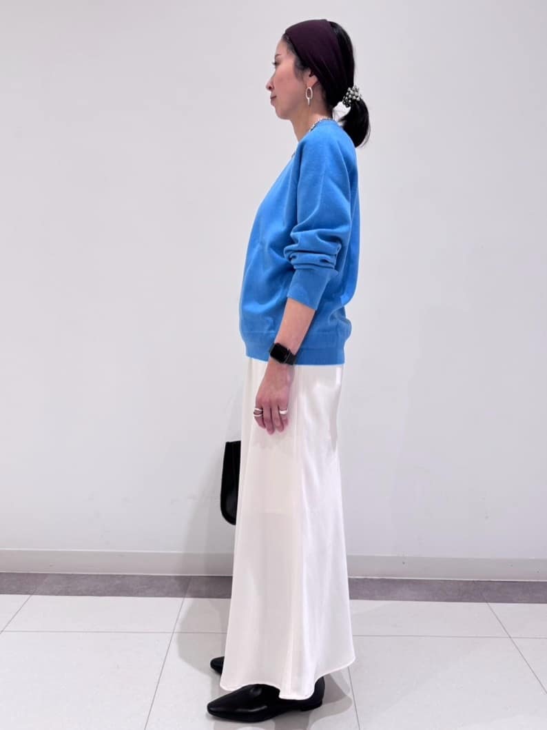 MIYAKAWAさんの「DRESSTERIOR｜◆【洗える/7色展開】ウォッシャブルコットンカシミヤニット」を使ったコーディネート