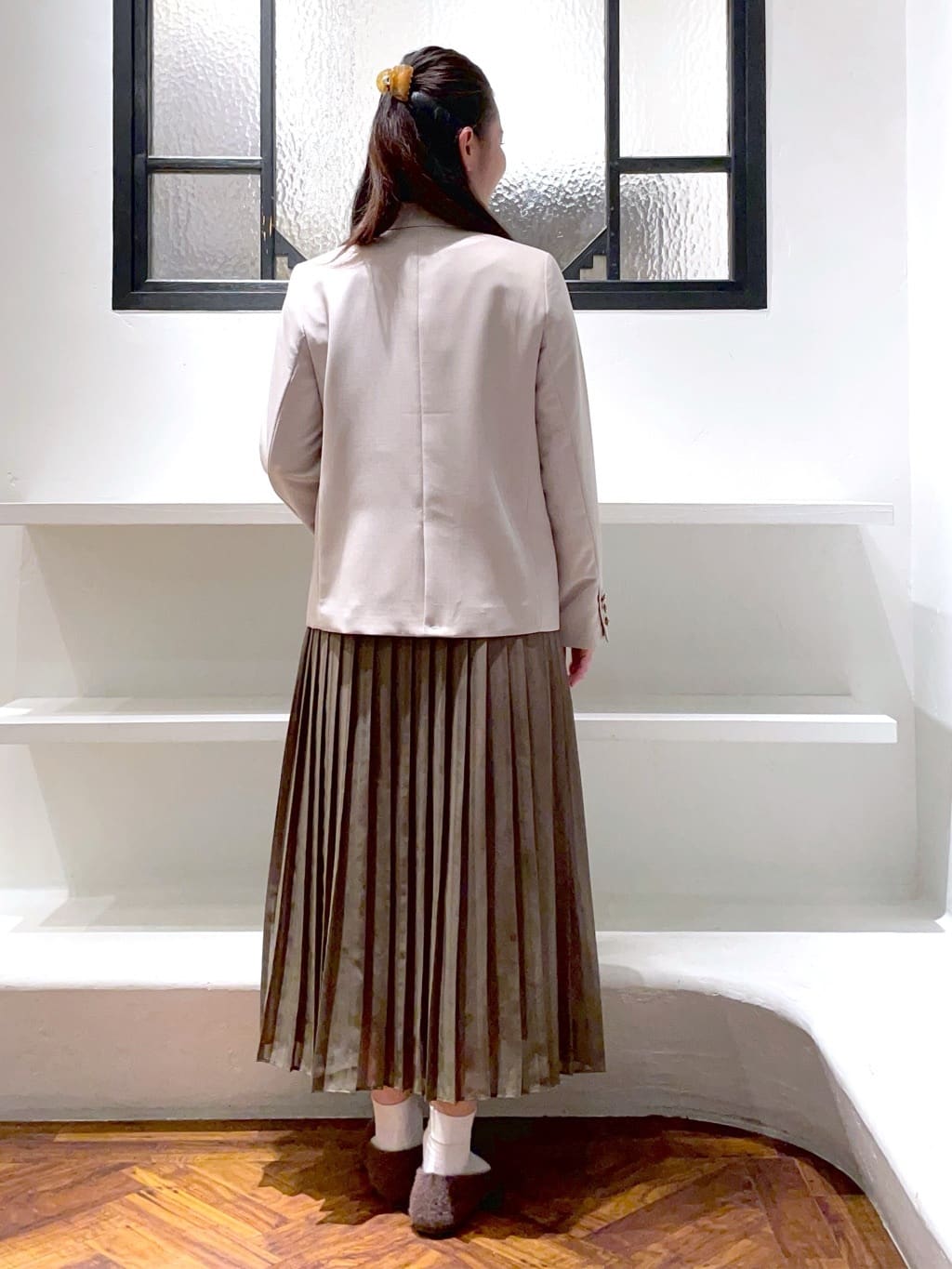 あんりさんの「grove｜【カセット服】ダブルブレストテーラードジャケット」を使ったコーディネート